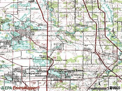 Grandwood Park topographic map