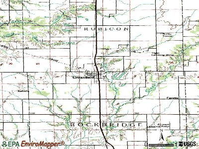 Granville topographic map