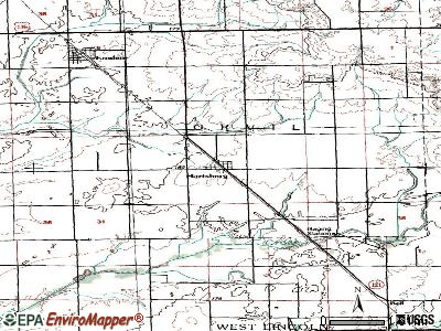 Hartsburg topographic map