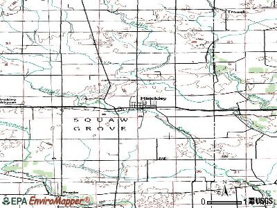 Hinckley topographic map