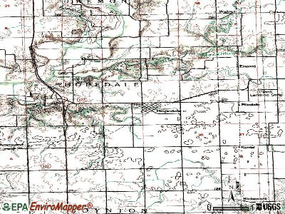 Hopedale topographic map