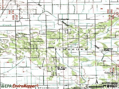 Hopkins Park topographic map