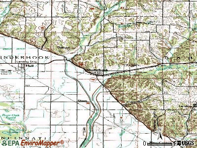Kinderhook topographic map