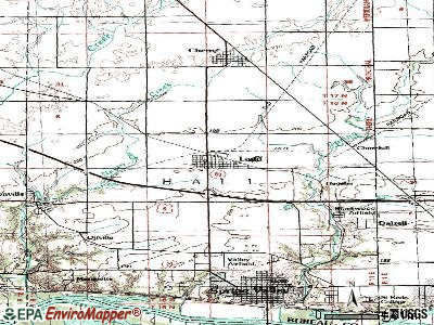 Ladd topographic map