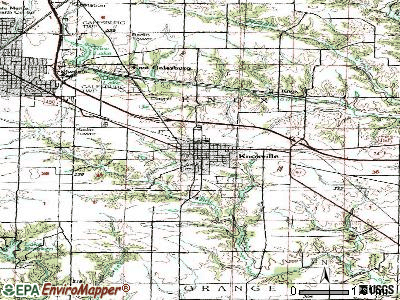 La Grange topographic map