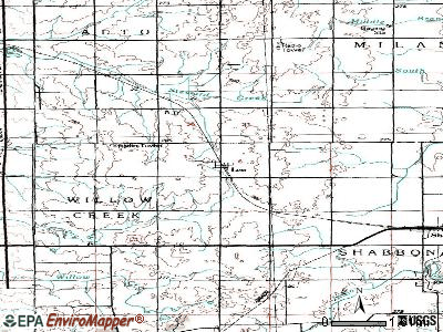 Lee topographic map