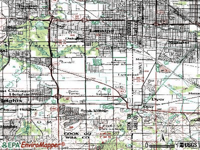 Lynwood topographic map