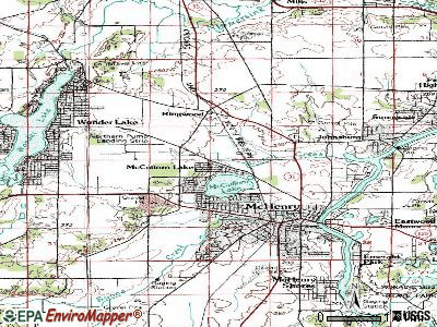McCullom Lake topographic map
