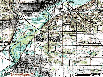 Marquette Heights topographic map