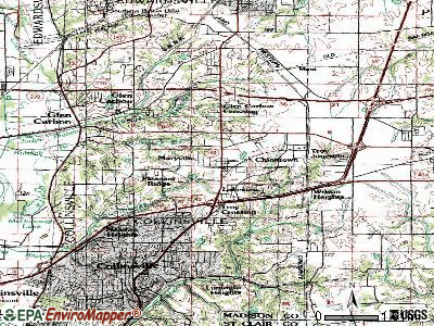 Maryville topographic map
