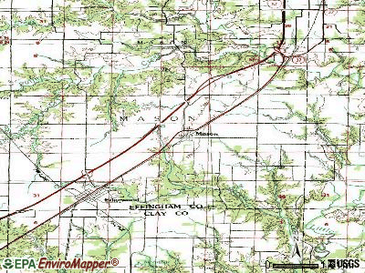 Mason topographic map
