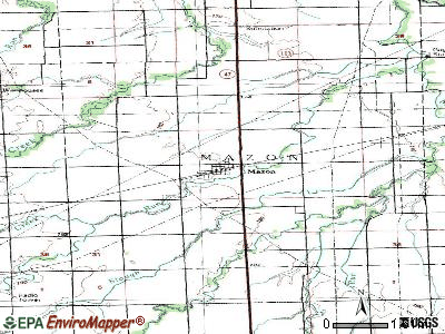 Matteson topographic map