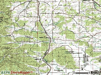 Mill Creek topographic map