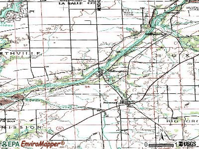 Millington topographic map