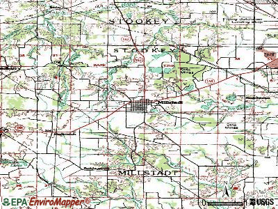 Millstadt topographic map