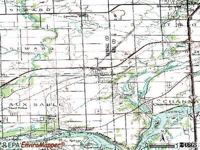 Modesto topographic map topographical maps of illinois. Modesto topographic map