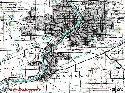 Montgomery topographic map