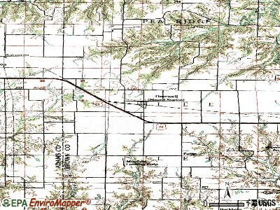 Mound Station topographic map