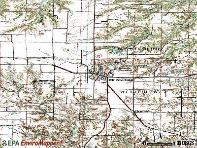 Mount Sterling topographic map