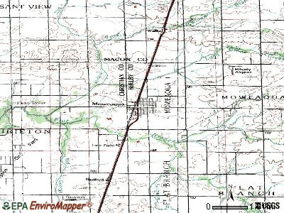Muncie topographic map