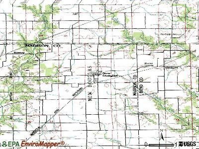 New Douglas topographic map