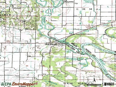 New Haven topographic map
