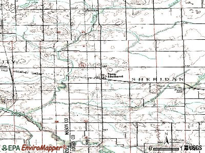 New Holland topographic map