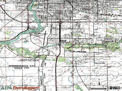 New Millford topographic map
