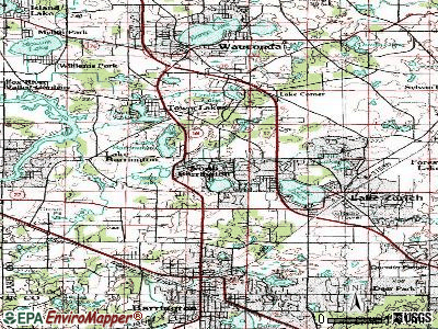 North Barrington topographic map