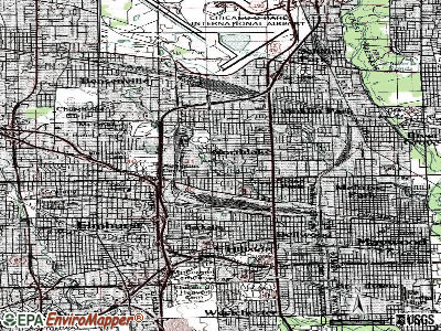 Northlake topographic map