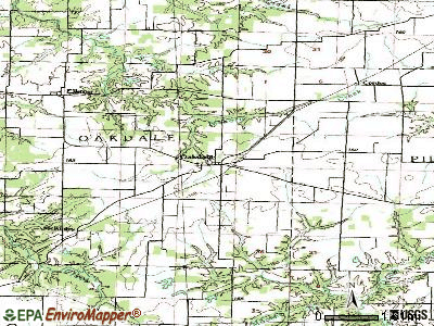 Oakdale topographic map