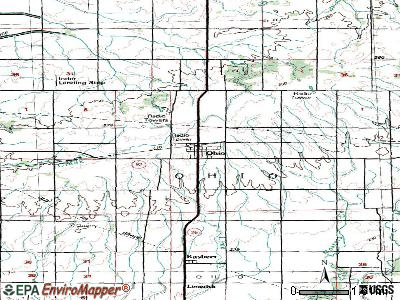Ohio topographic map