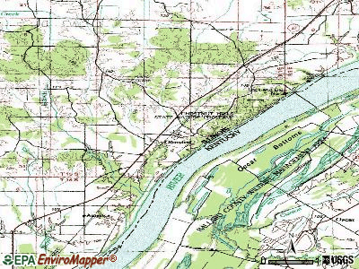 Olmsted topographic map