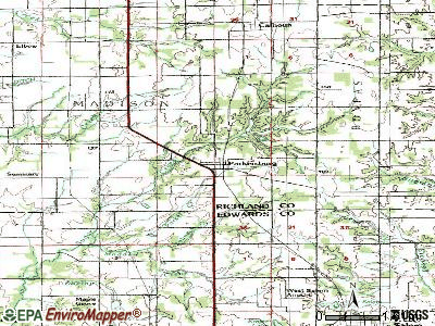 Parkersburg topographic map