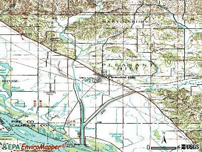 Pleasant Hill topographic map