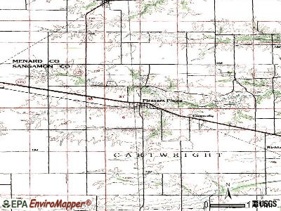 Pleasant Plains topographic map