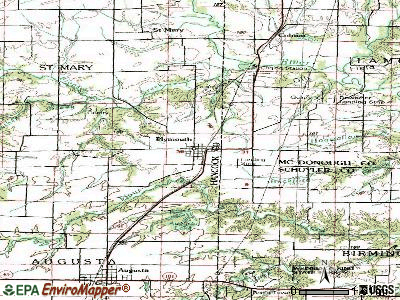 Plymouth topographic map