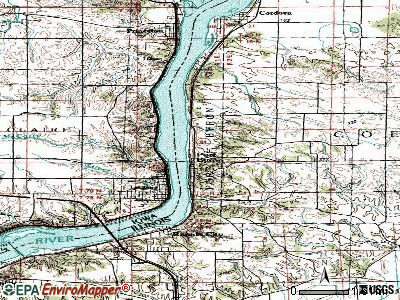 Port Byron topographic map