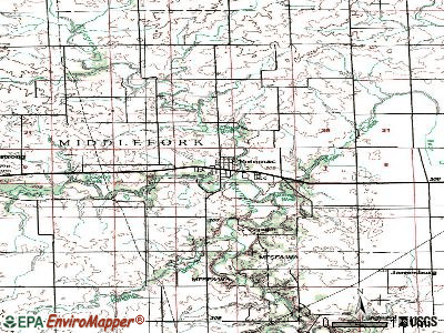 Potomac topographic map