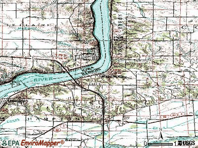 Rapids City topographic map