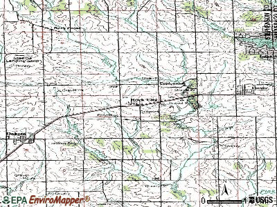 Rock City topographic map