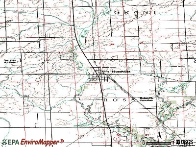 Rossville topographic map