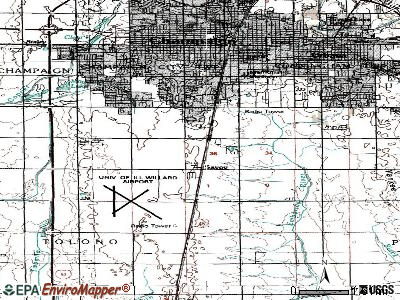 Savoy topographic map