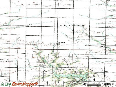 Sciota topographic map
