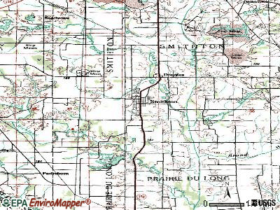 Smithton topographic map