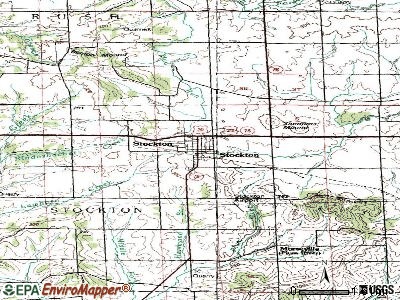 Stockton topographic map