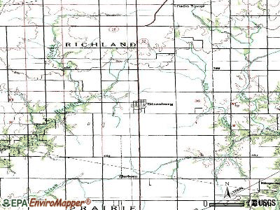 Strasburg topographic map