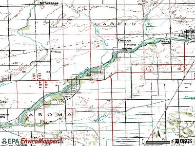 Sun River Terrace topographic map