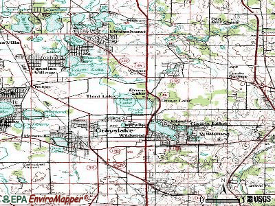 Third Lake topographic map