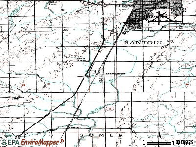 Thomasboro topographic map